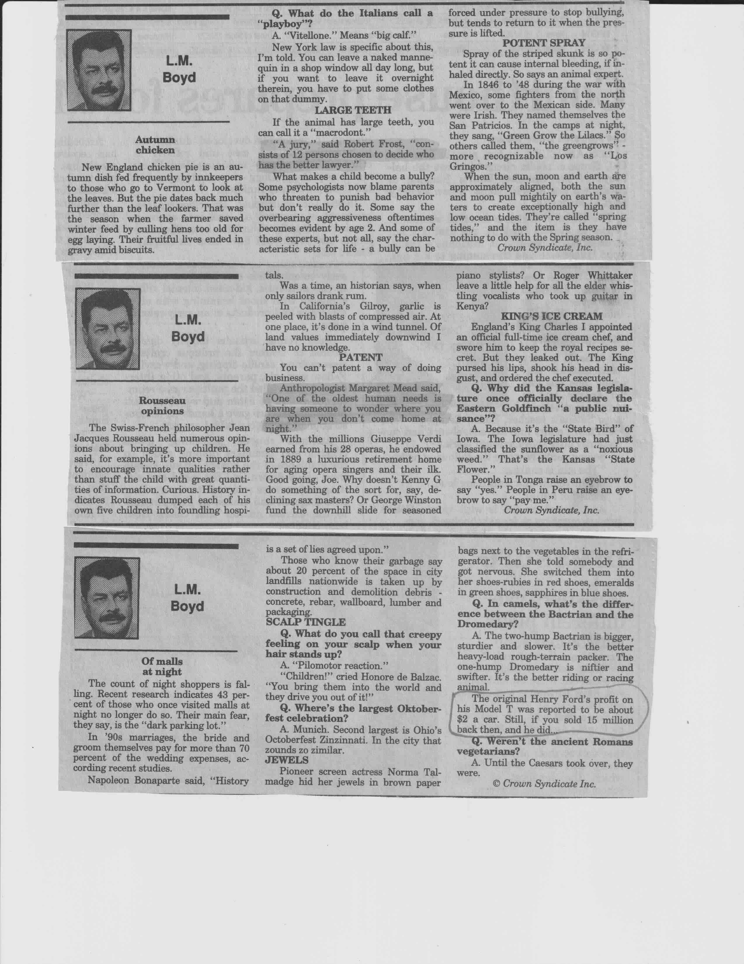 L.M. Boyd Page 1